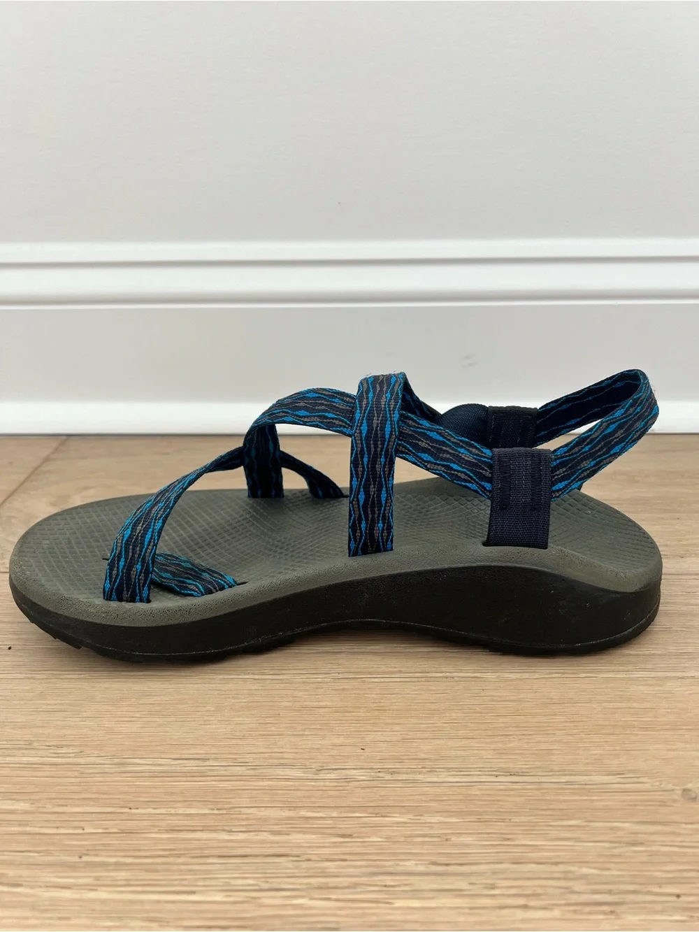 Chaco Z Cloud 2 Sport Sandal Hiking/Water Shoe Men’s Size 10 Blue Black